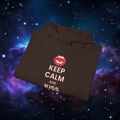 KEEP CALM AND KISS ME HOODIE