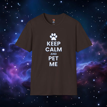 KEEP CALM AND PET ME SHIRT