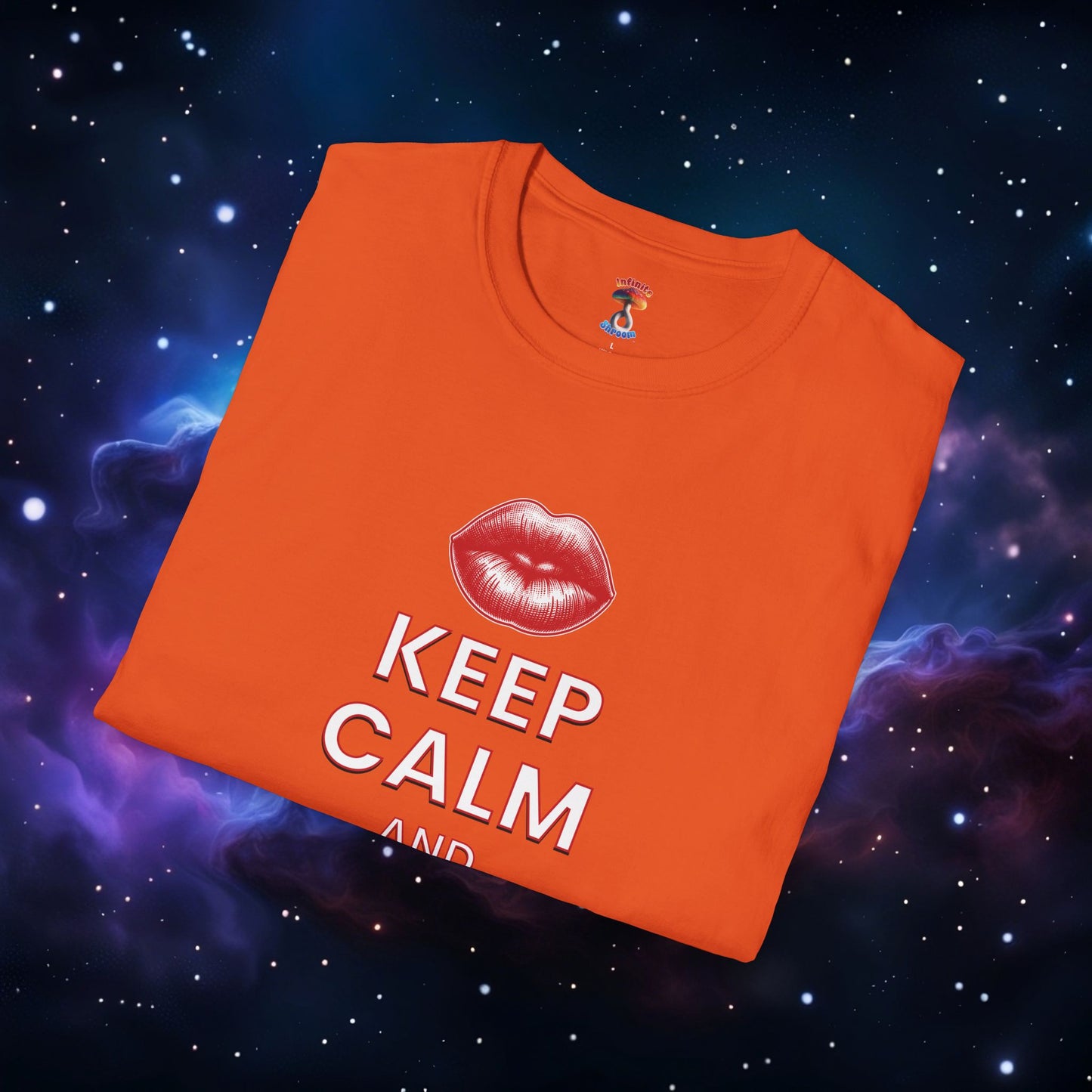 KEEP CALM AND KISS ME SHIRT