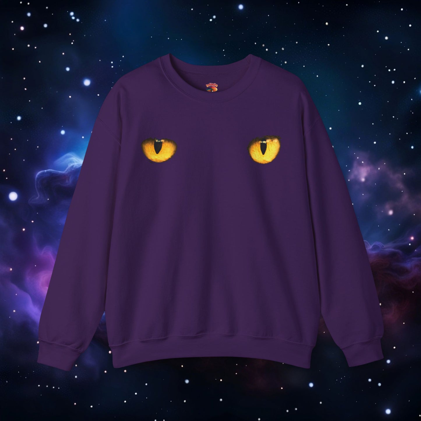 CAT EYES (YELLOW) SWEATSHIRT