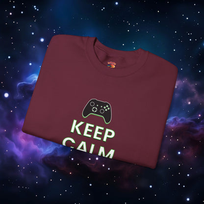 KEEP CALM AND GAME ON XB SWEATSHIRT