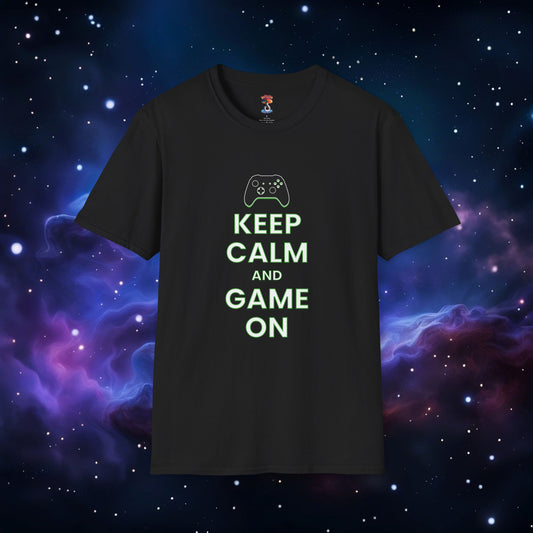 KEEP CALM AND GAME ON XB SHIRT