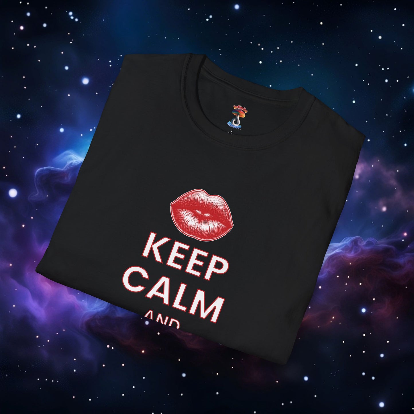 KEEP CALM AND KISS ME SHIRT