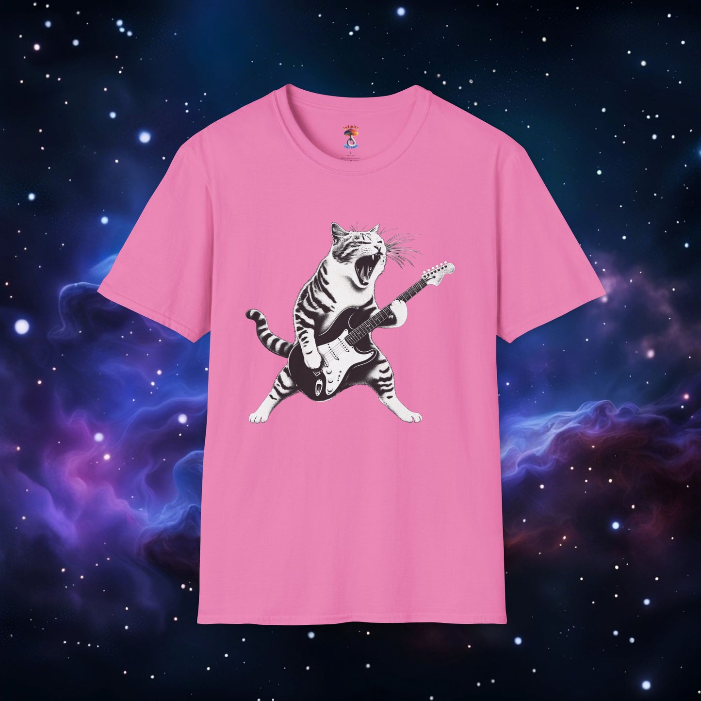 CAT PLAYING GUITAR SHIRT