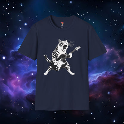 CAT PLAYING GUITAR SHIRT