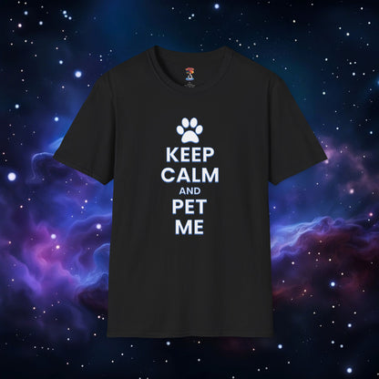 KEEP CALM AND PET ME SHIRT