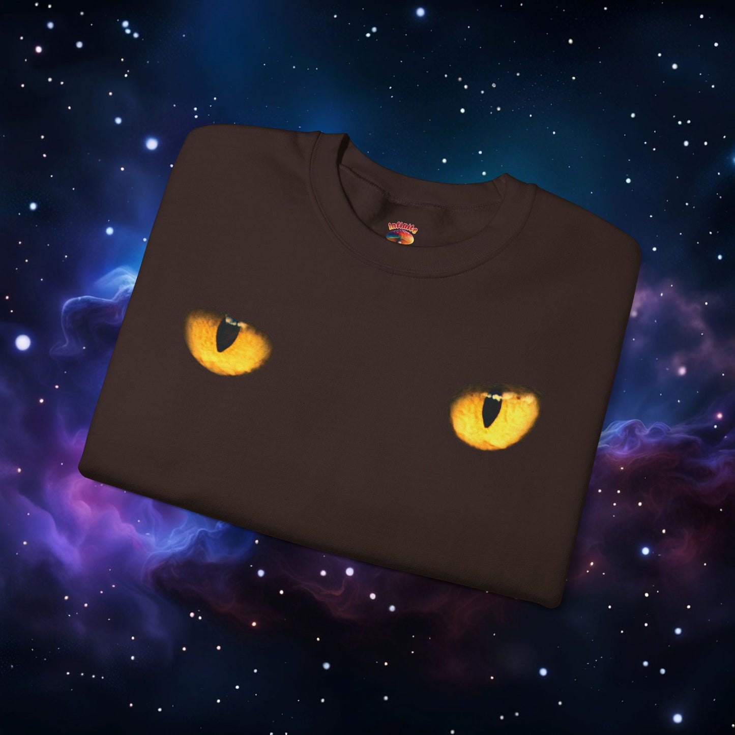 CAT EYES (YELLOW) SWEATSHIRT