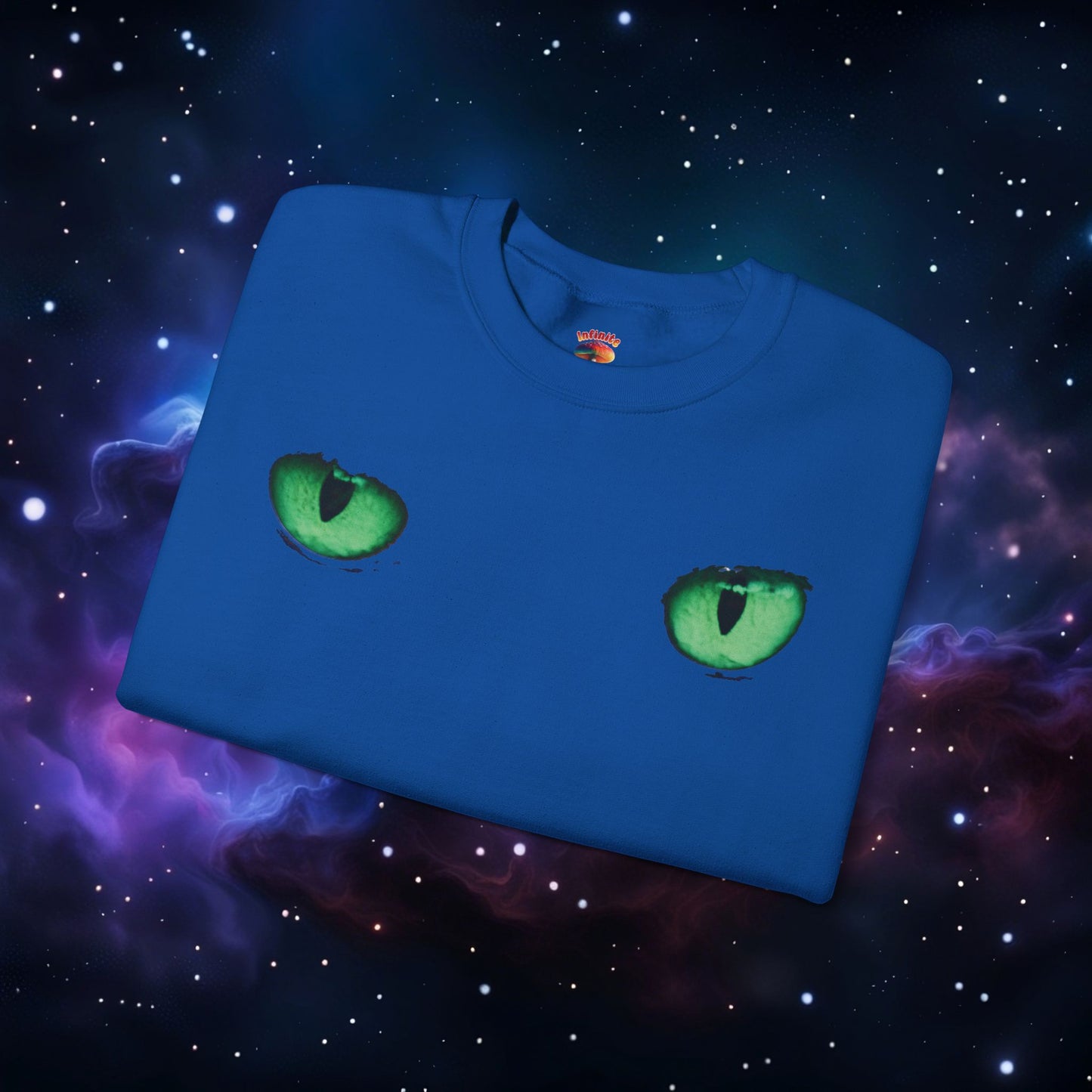 CAT EYES (GREEN) SWEATSHIRT