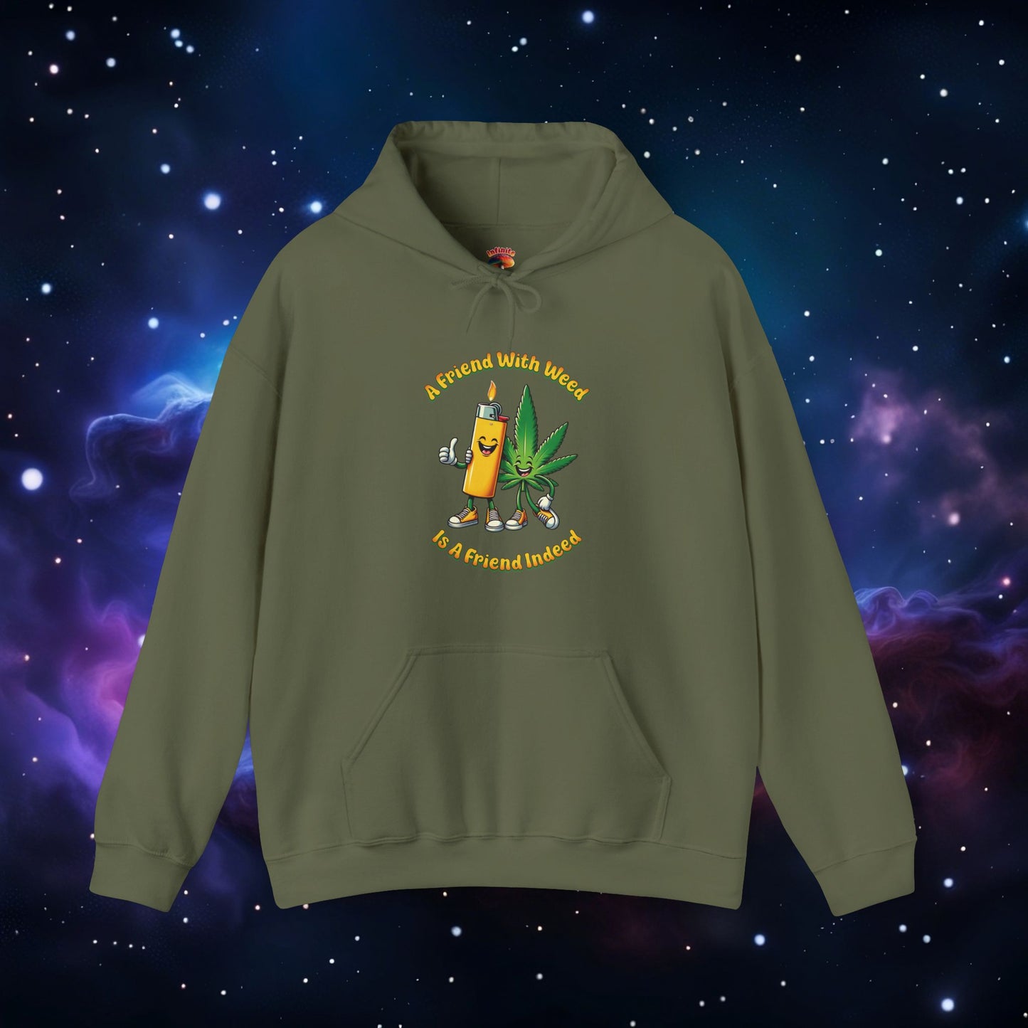 FRIEND WITH WEED, INDEED HOODIE