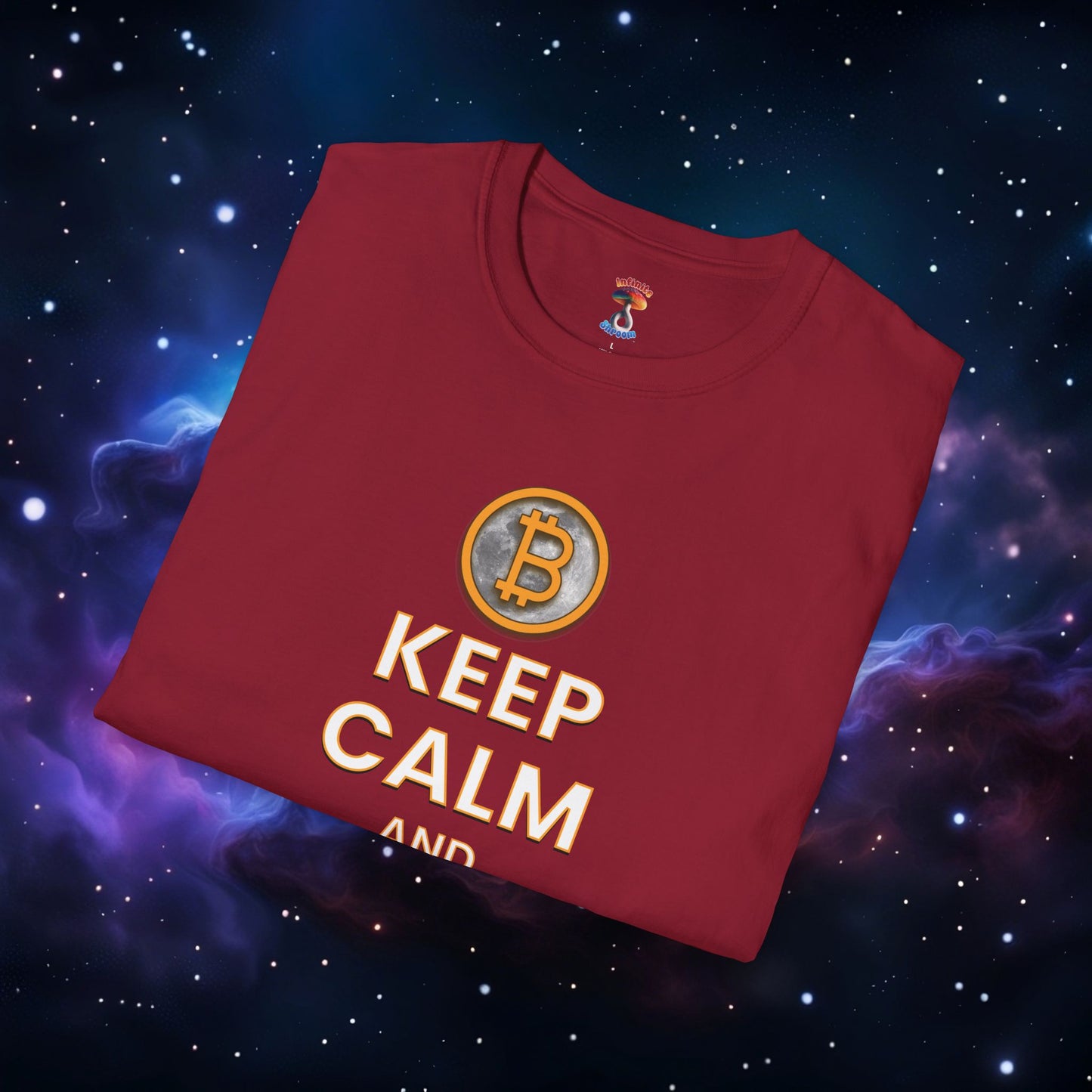 KEEP CALM AND HODL ON SHIRT