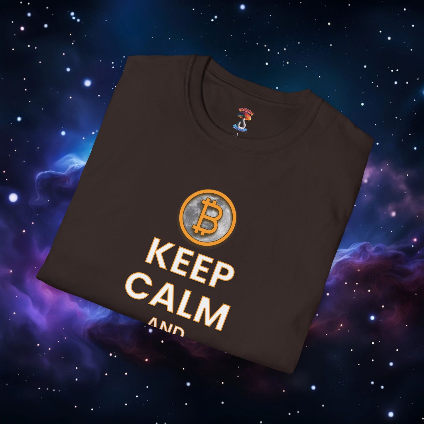 KEEP CALM AND HODL ON SHIRT