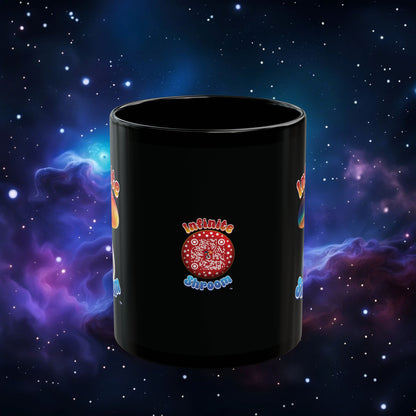 INFINITE SHROOM BLACK MUG