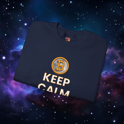 KEEP CALM AND HODL ON SWEATSHIRT