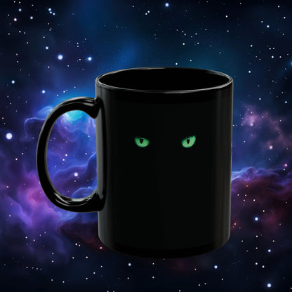 CAT EYES (GREEN) MUG