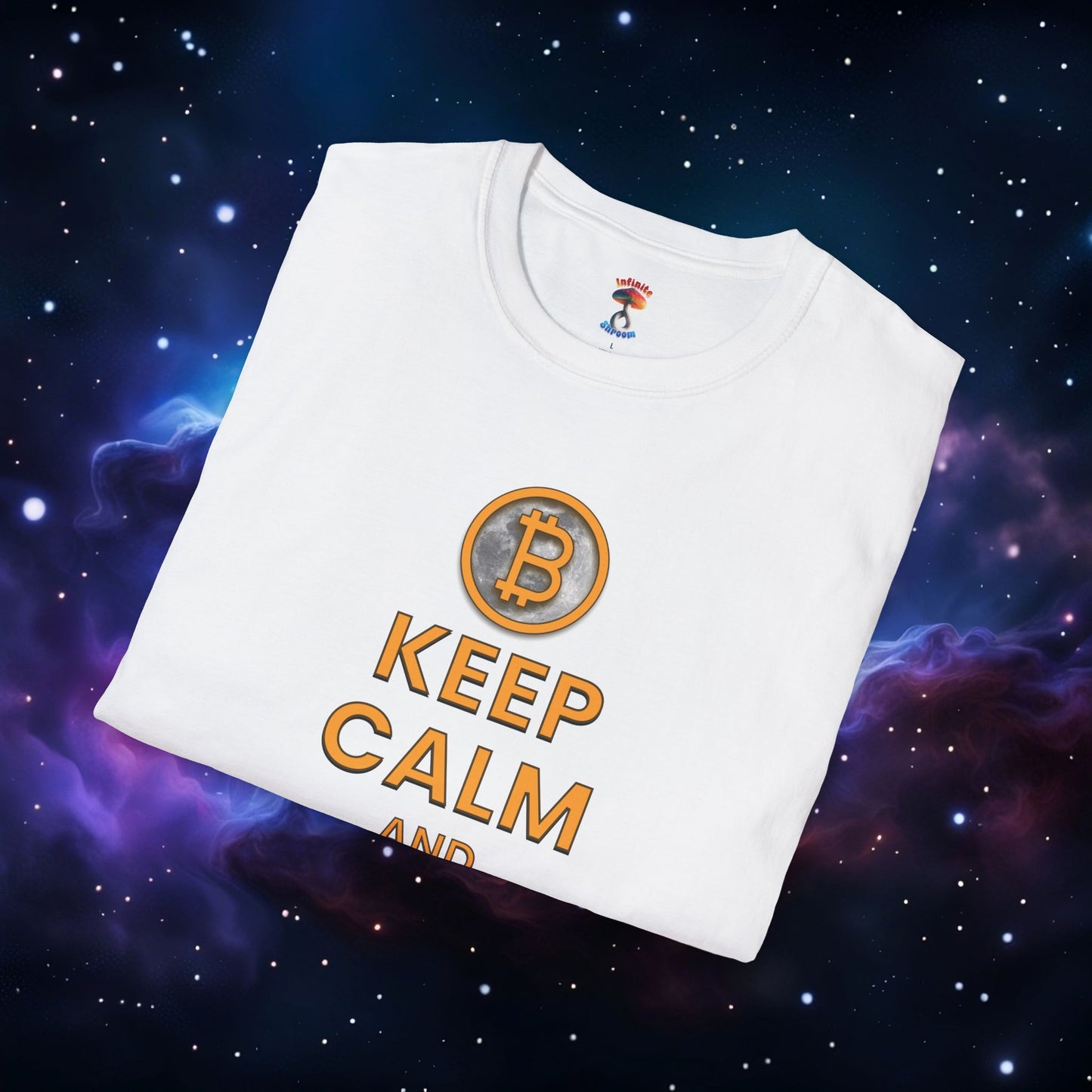 KEEP CALM AND HODL ON SHIRT