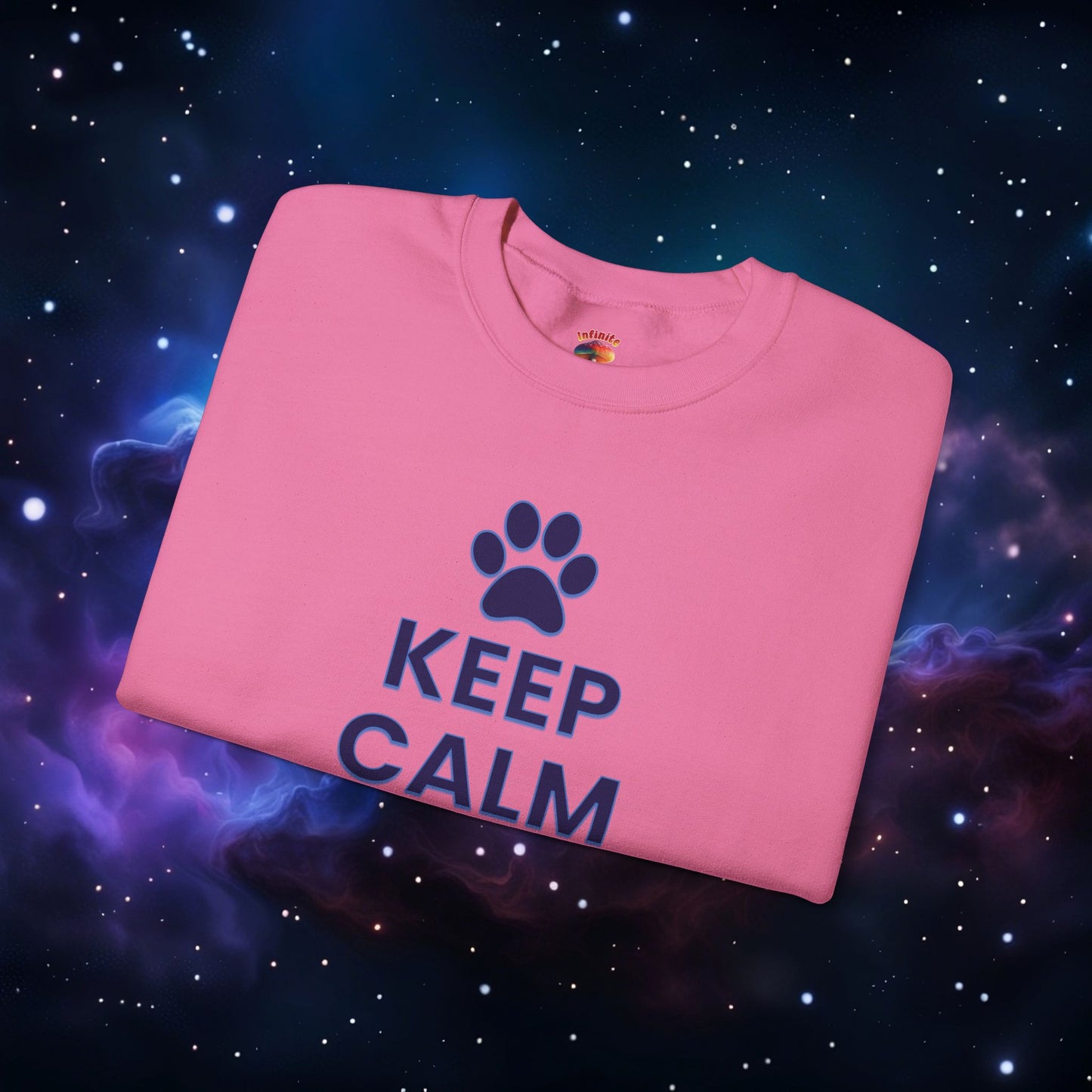 KEEP CALM AND PET ME SWEATSHIRT