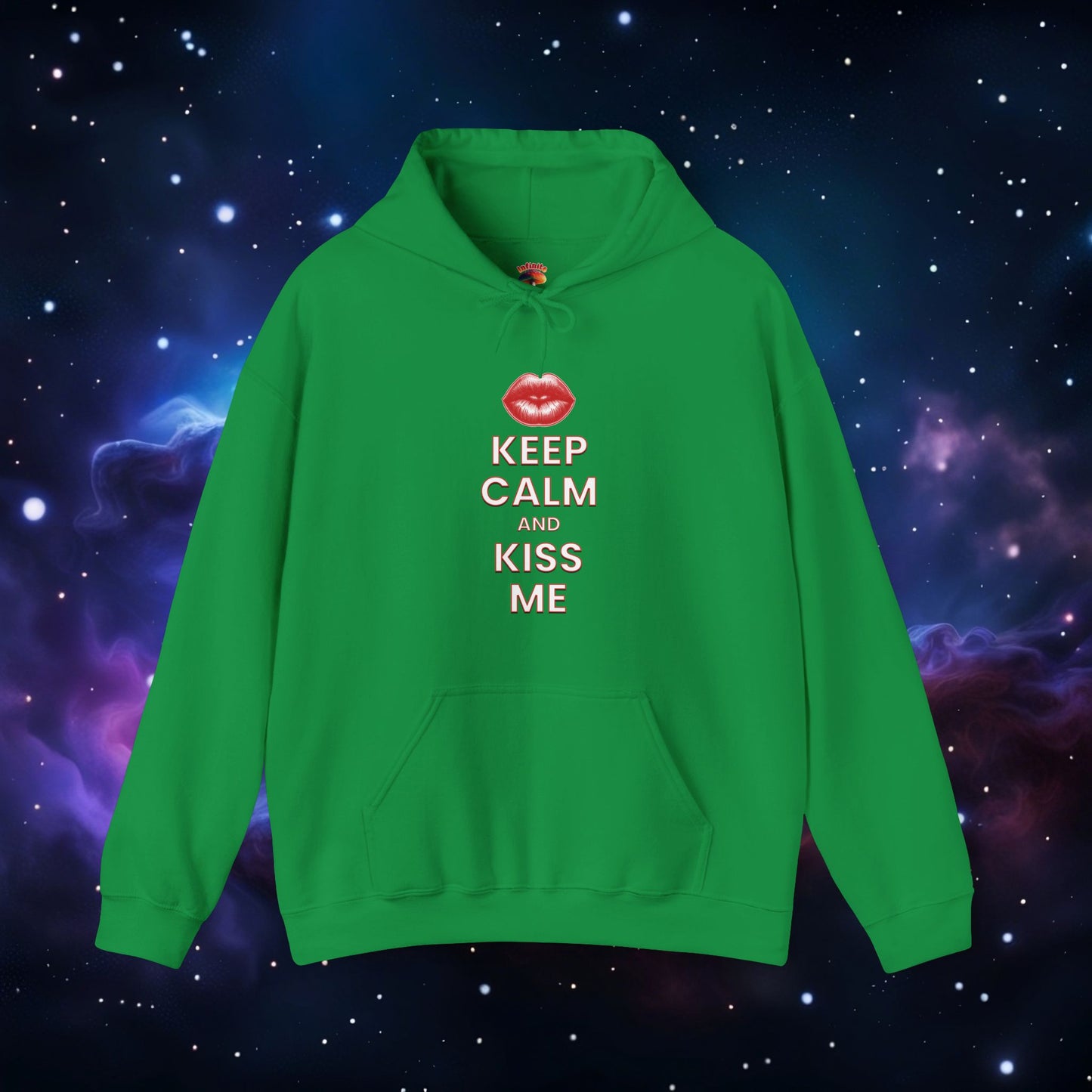 KEEP CALM AND KISS ME HOODIE