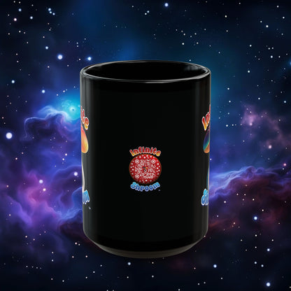 INFINITE SHROOM BLACK MUG