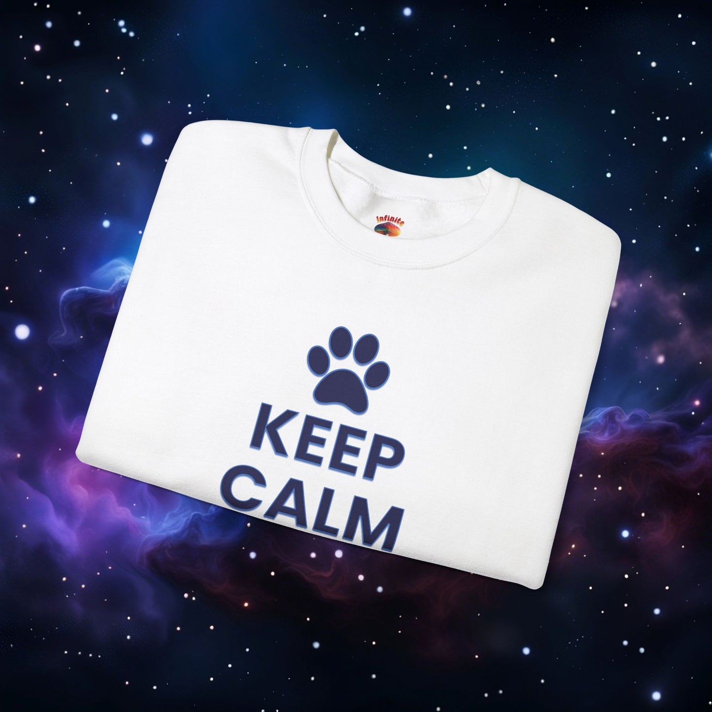 KEEP CALM AND PET ME SWEATSHIRT