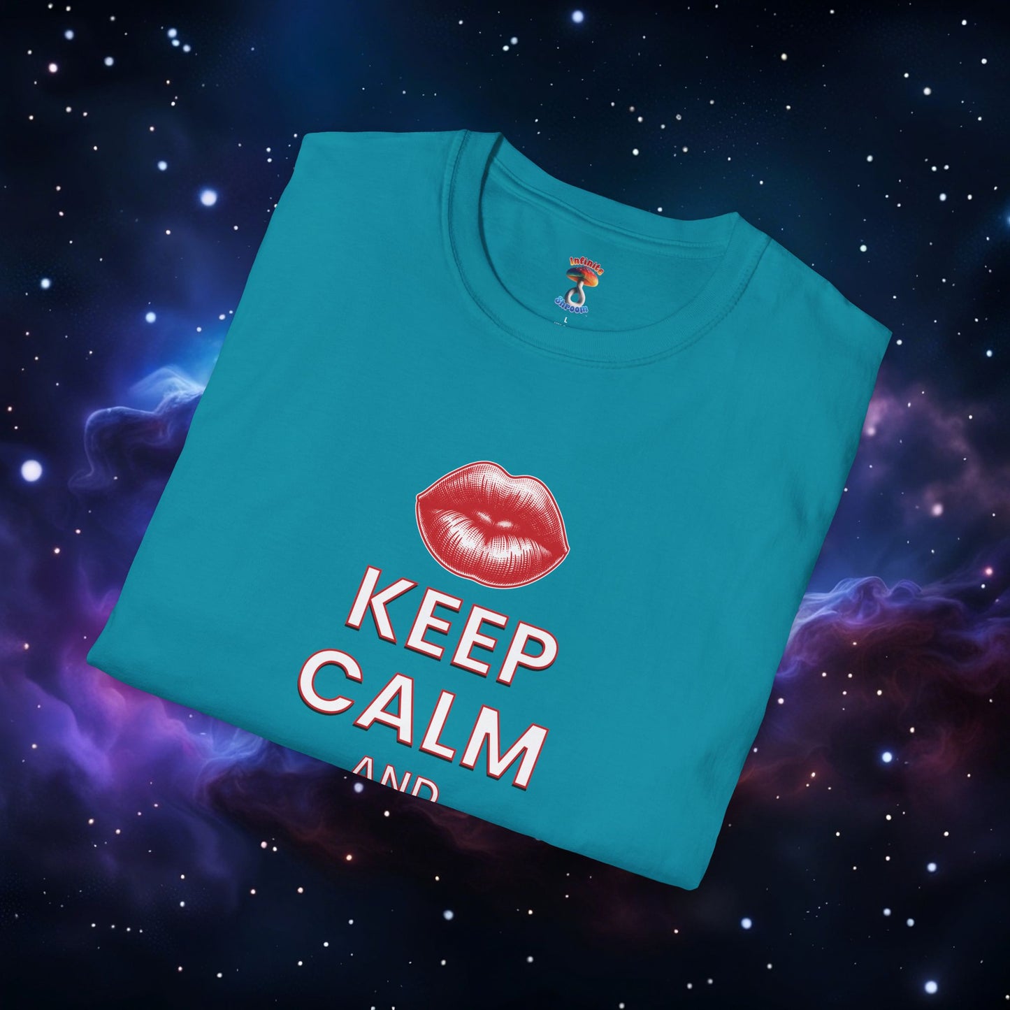 KEEP CALM AND KISS ME SHIRT