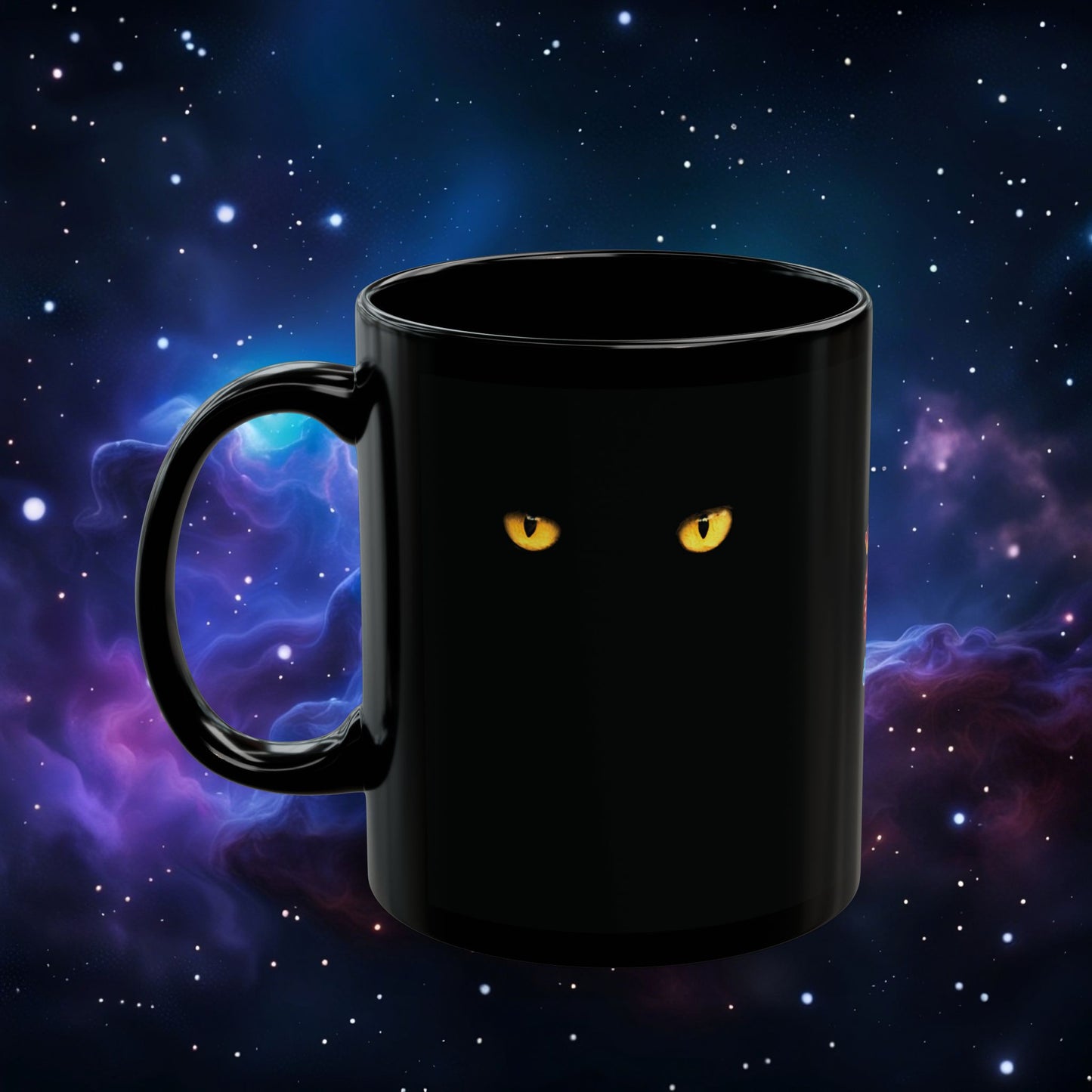 CAT EYES (YELLOW) MUG