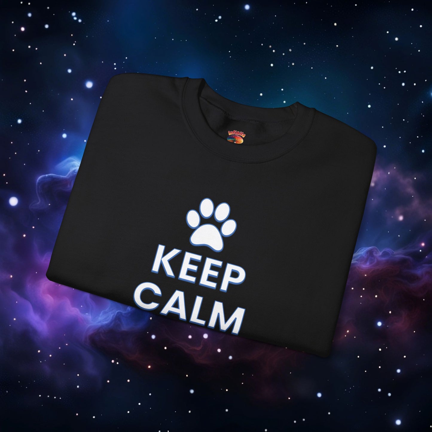 KEEP CALM AND PET ME SWEATSHIRT