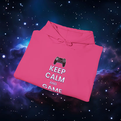 KEEP CALM AND GAME ON PS HOODIE