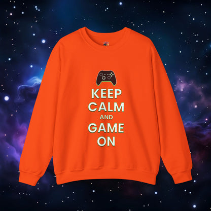 KEEP CALM AND GAME ON XB SWEATSHIRT