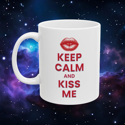 KEEP CALM AND KISS ME MUG