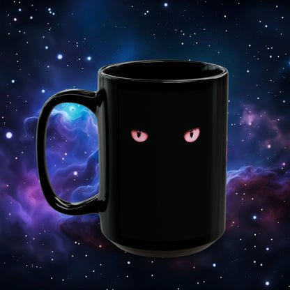 CAT EYES (RED) MUG