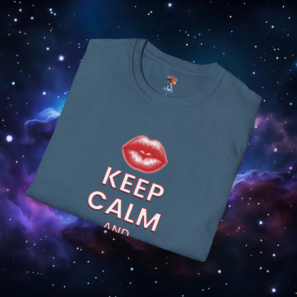 KEEP CALM AND KISS ME SHIRT