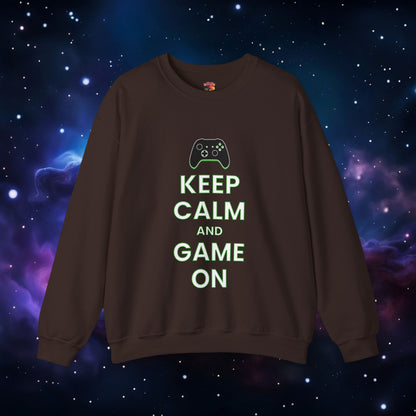 KEEP CALM AND GAME ON XB SWEATSHIRT