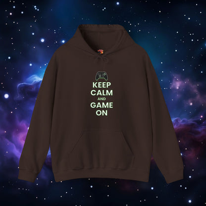 KEEP CALM AND GAME ON XB HOODIE