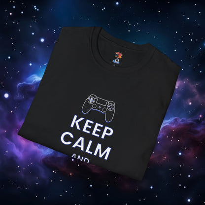 KEEP CALM AND GAME ON PS SHIRT