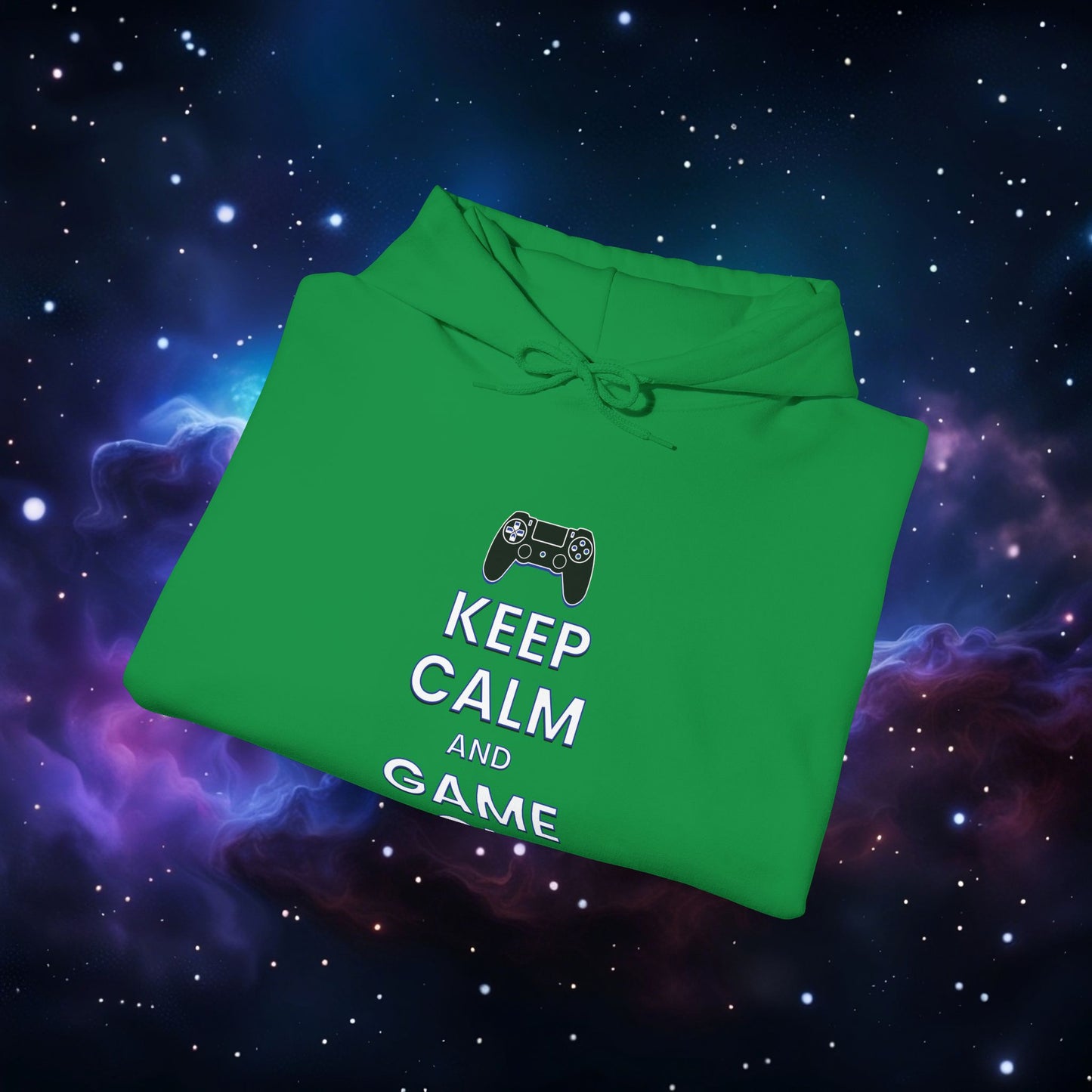 KEEP CALM AND GAME ON PS HOODIE