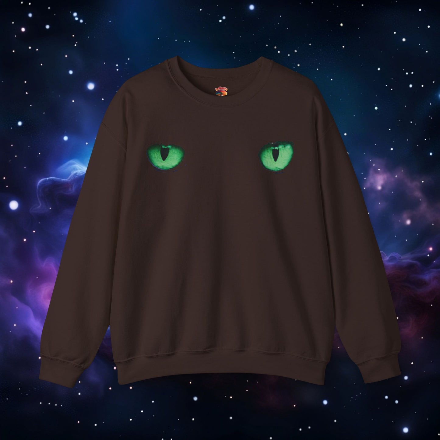 CAT EYES (GREEN) SWEATSHIRT