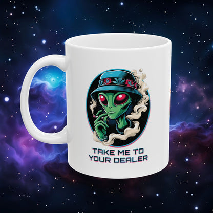 TAKE ME TO YOUR DEALER MUG