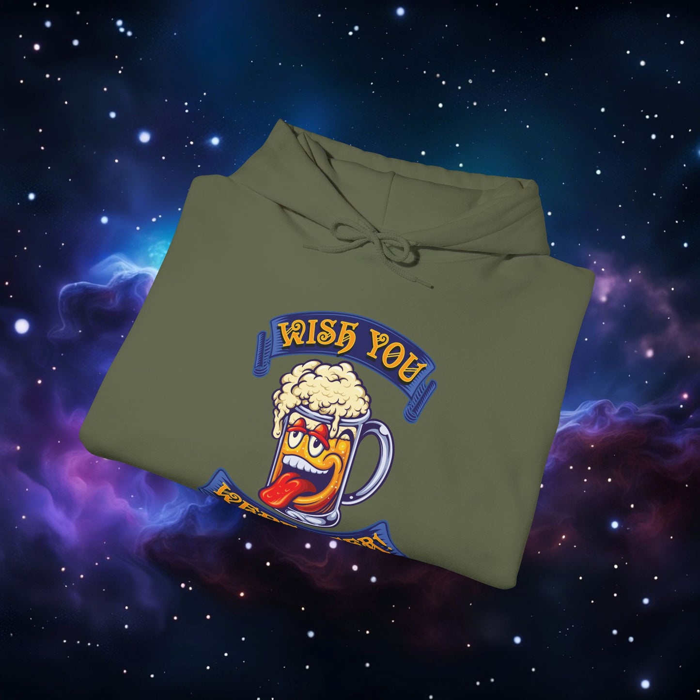 WISH YOU WERE BEER HOODIE