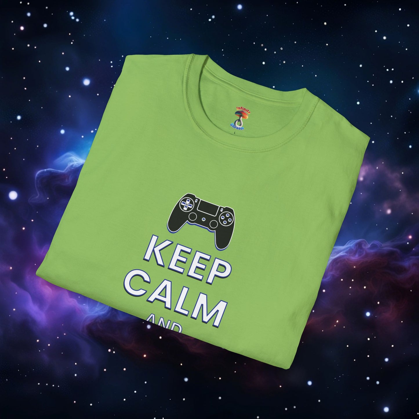 KEEP CALM AND GAME ON PS SHIRT