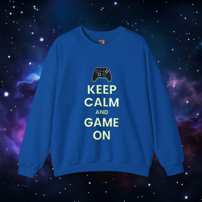 KEEP CALM AND GAME ON XB SWEATSHIRT