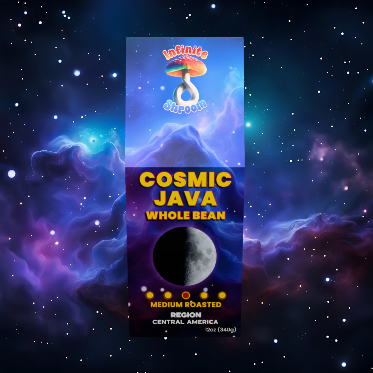 COSMIC JAVA MEDIUM ROASTED WHOLE BEAN COFFEE