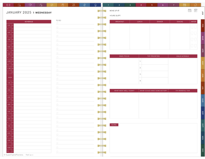 COSMIC DIGITAL PLANNER 2025 (LANDSCAPE)